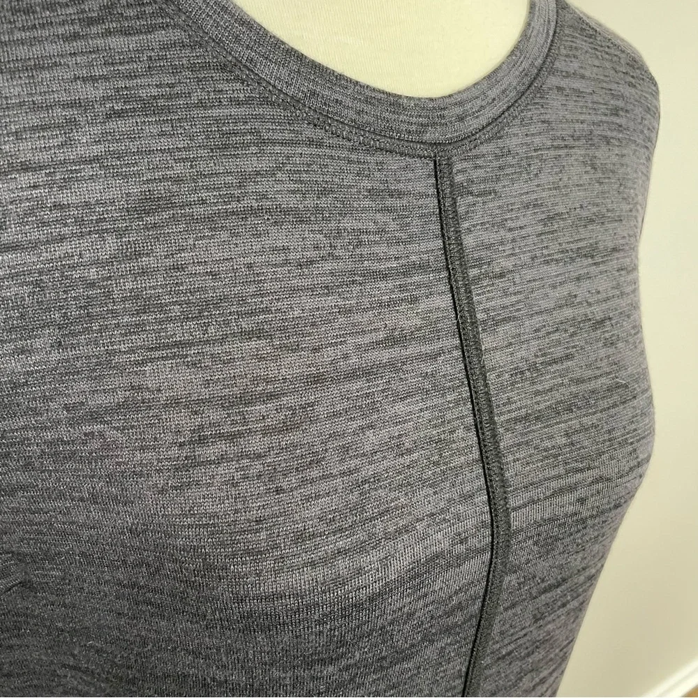 Athleta Dress Destiny Techie Pockets Stretch Lounge Athletic Travel Black Grey